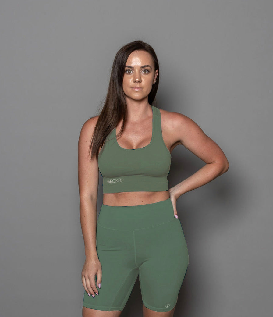 Sage Racer Crop